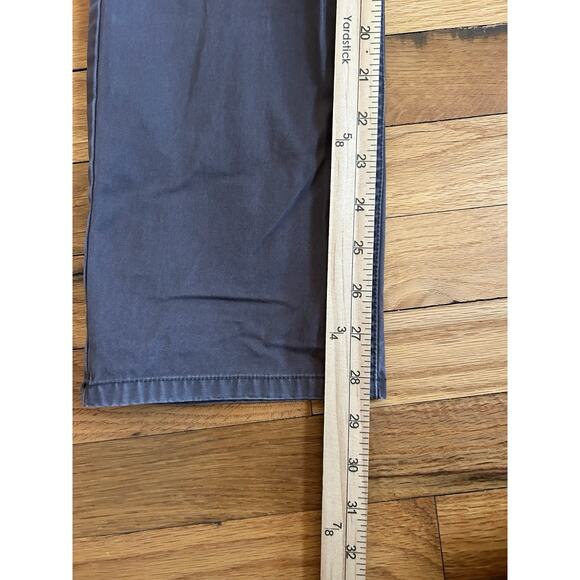 Bonobos Washed Chino Pants Dark Brown Straight Fit Cotton Flat Front Mens 31x30 - Picture 8 of 10